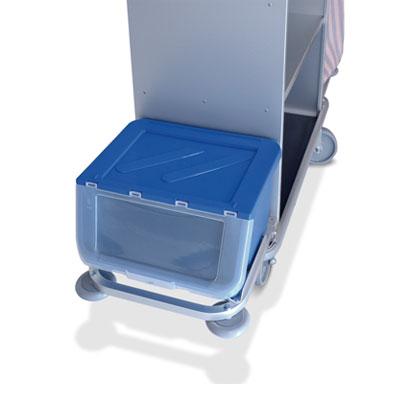 Picbox for stuepikevogn plast blå