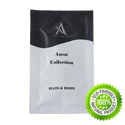 Ascot Hair and Body collection 10ml Sachet 600/cart.