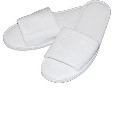 NORDIC Delux LADY slippers White open toe 100 pairs