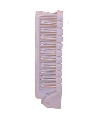 NORDIC Combi brush/comb White in polybag/100 pcs