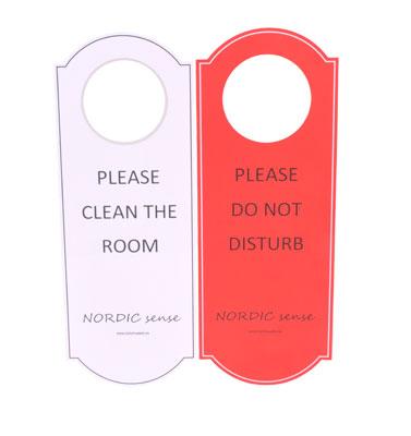 NORDIC Sign Do not disturb/Please clean room/50 pcs
